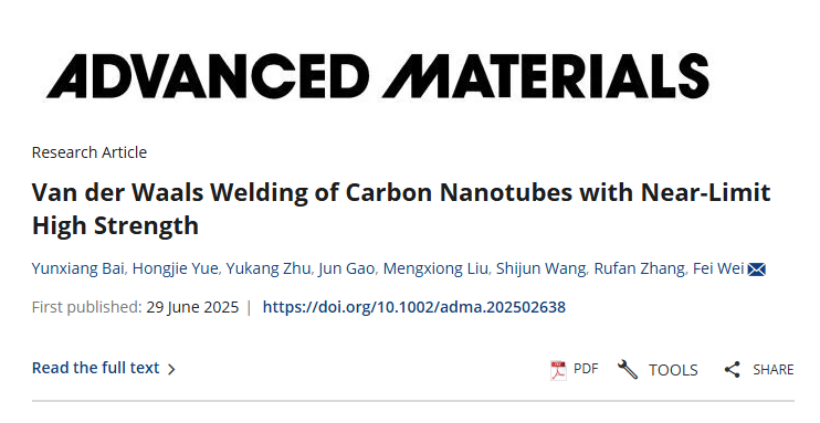 Nanotubos de carbono avanço: aproximando -se do limite