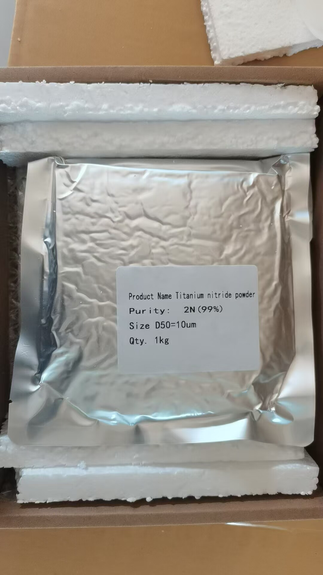 TiN powder package TiN powder package